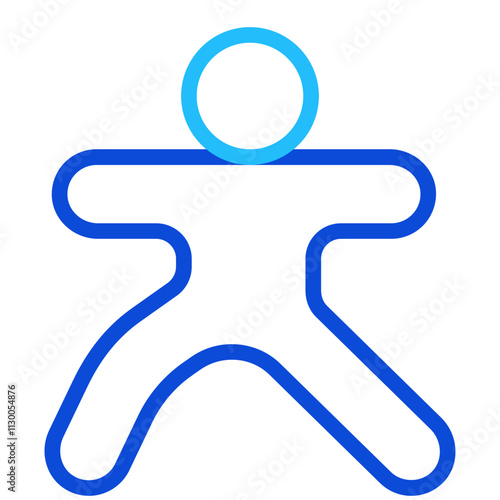 Aerobics Duoline Icon