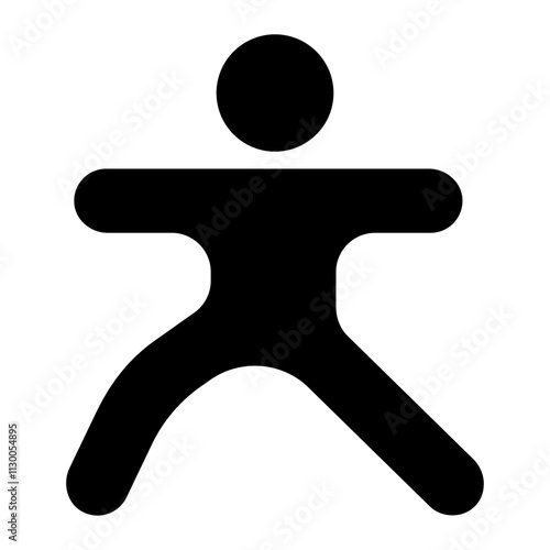 Aerobics Solid Icon