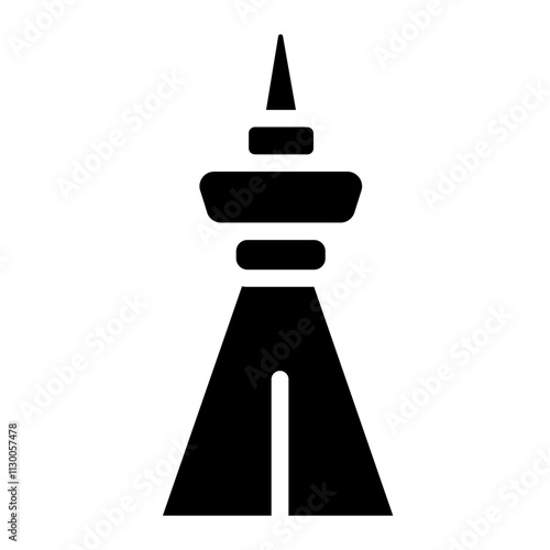 CN Tower Solid Icon