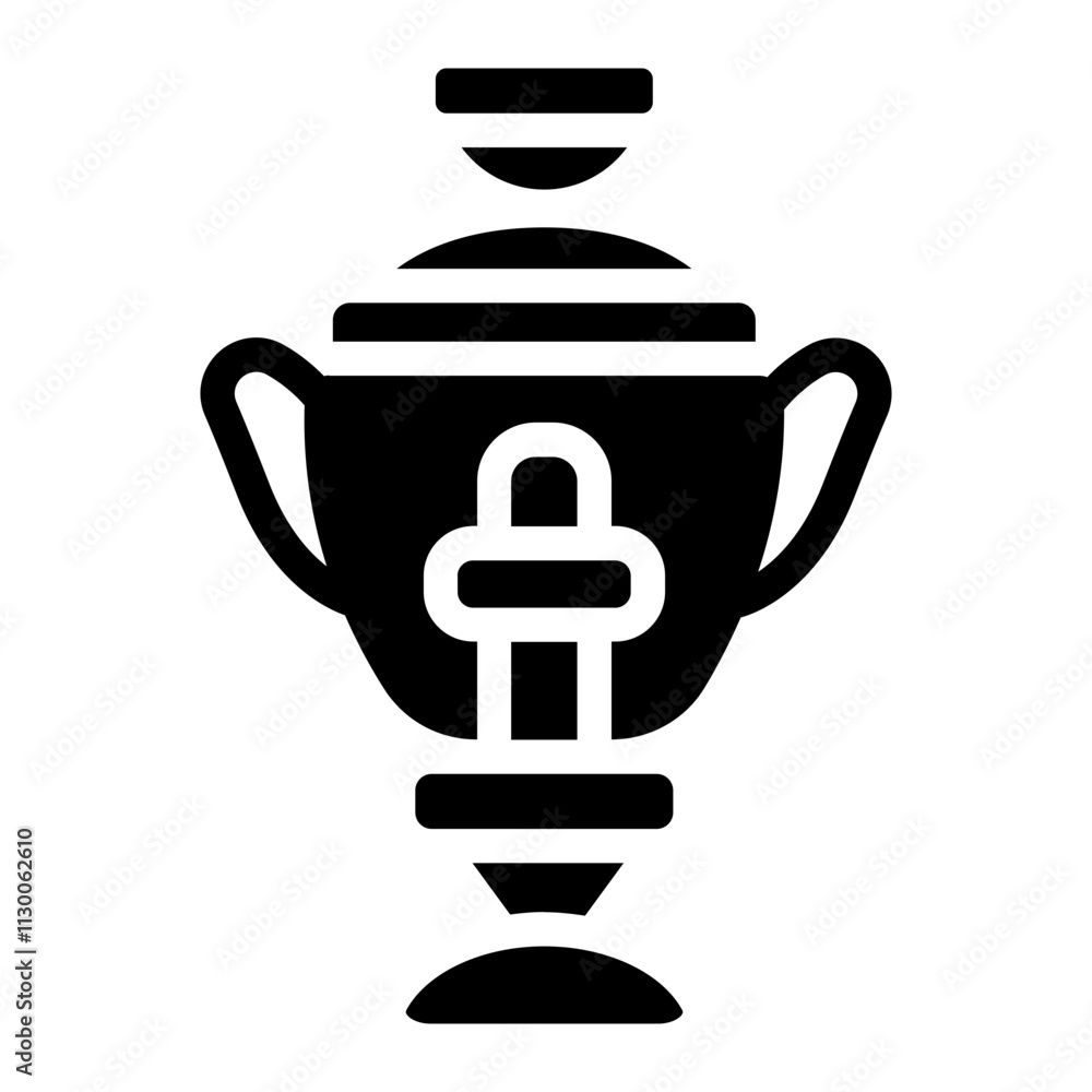 Obraz premium Samovar Solid Icon