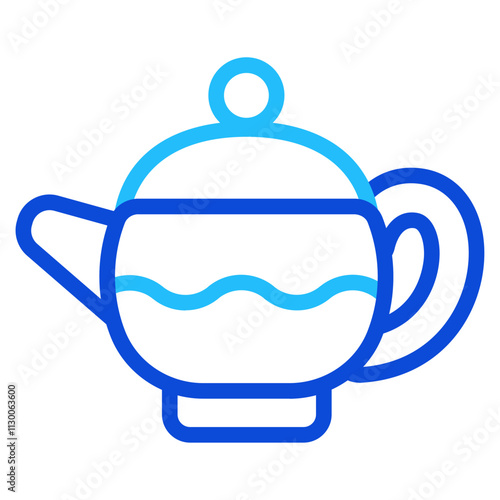 Tea kettle Duoline Icon