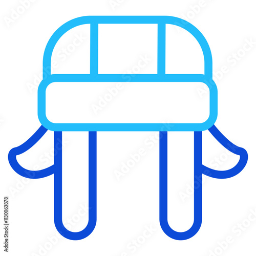 Trapper hat Duoline Icon