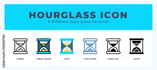 Hourglass icon vector for web. and mobile app