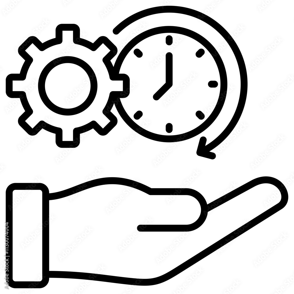 Obraz premium Loyalty Outline Icon