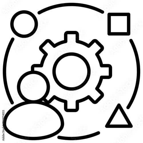 Adaptability Outline Icon
