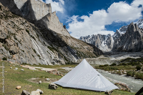 Camping in the gorgeous Nangma Valley (Yosemite of Pakistan), Kanday, Baltistan, Pakistan photo