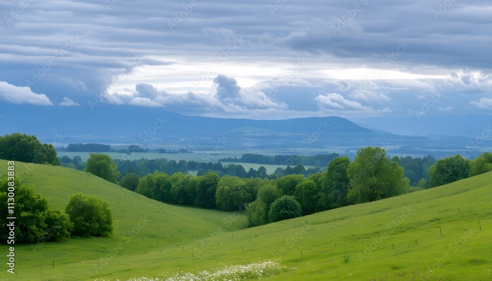 Fototapeta premium panorama of the mountains landscape
