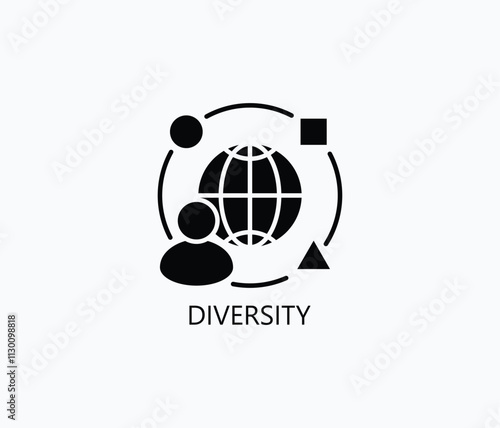 Diversity Vector, Icon Or Logo Sign Symbol Illustration 