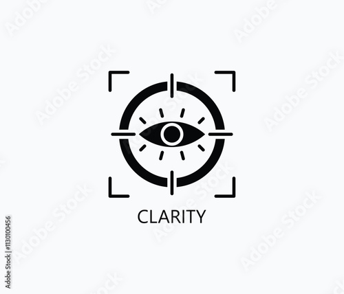 Clarity Vector, Icon Or Logo Sign Symbol Illustration 