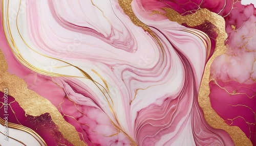 abstract watercolor background with flowers