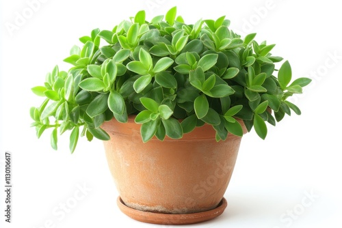 Wallpaper Mural Lush green succulent plant in a terracotta pot. Perfect for blogs, websites, or home décor projects needing a natural touch. Torontodigital.ca