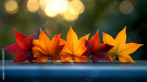 Autumn Leaves: Vibrant Colo...
