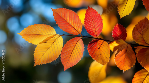 Autumn Leaves: Vibrant Colo...