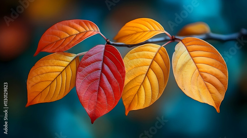 Autumn Leaves: Vibrant Red ...