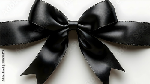 Elegant Black Bow:  Tie a P...