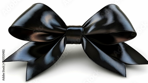Elegant Black Bow: Tie a Pe...