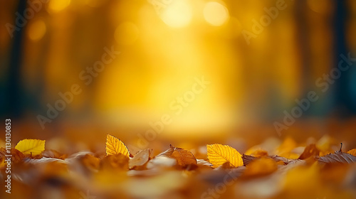 Autumn Leaves Glow: Golden ...