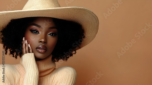 Woman's Beauty: Hat, Sweate...