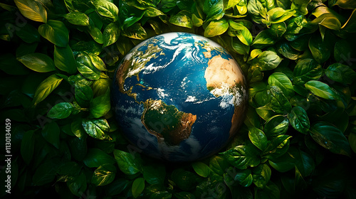 Earth's Green Embrace: Natu...