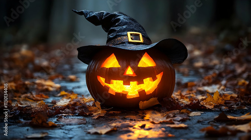 Spooky Jack-o'-lantern Glow...