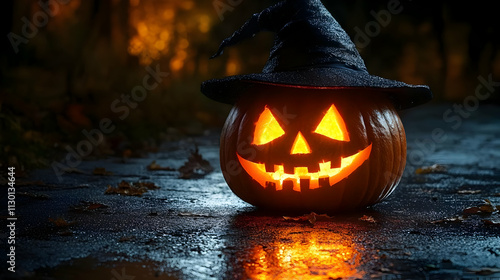 Spooky Jack-o'-lantern Glow...