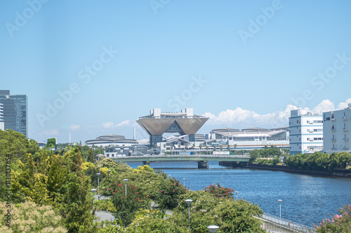 Tokyo Big Sight. Exhibition Hall in Tokyo, Japan