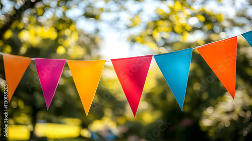 Colorful Bunting Flags Cele...