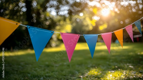 Colorful Triangular Bunting...