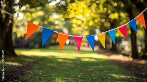 Colorful Bunting Flags Deco...