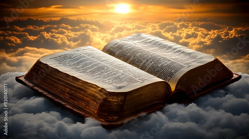 Ancient Book Rests on Cloud...
