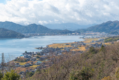 Amanohashidate in Miyazu bay,Kyoto prefecture, Japan photo