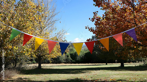 Colorful Bunting Flags Deco...