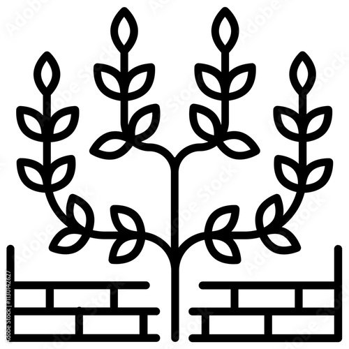 Espalier Tree Icon