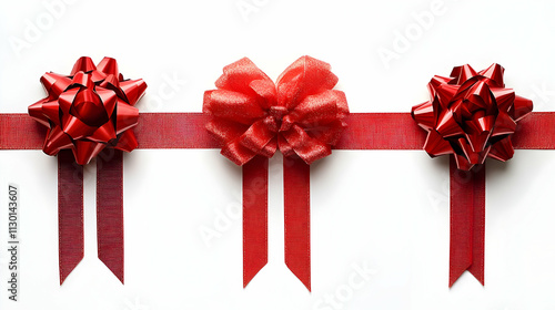 Red Ribbon Bows: Gift Wrapp...