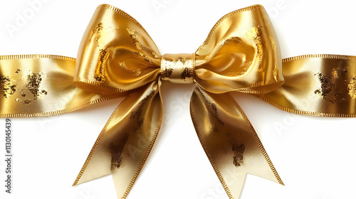 Golden Ribbon Bow: Elegant ...
