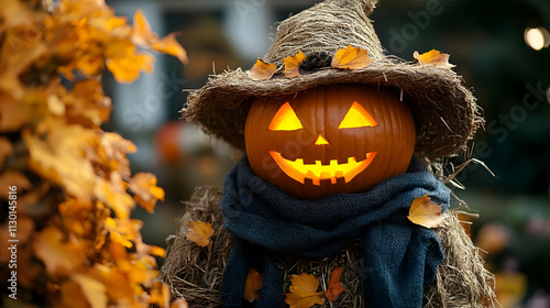 Autumn Scarecrow: Jack-o'-l...