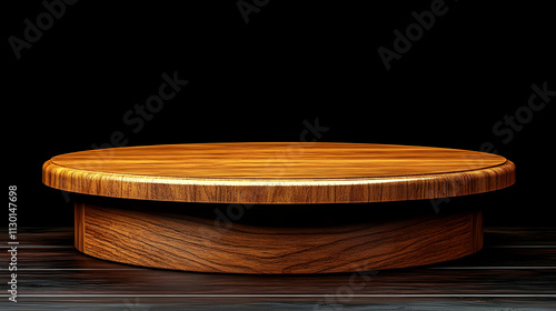 Showcase Wooden Round Displ...