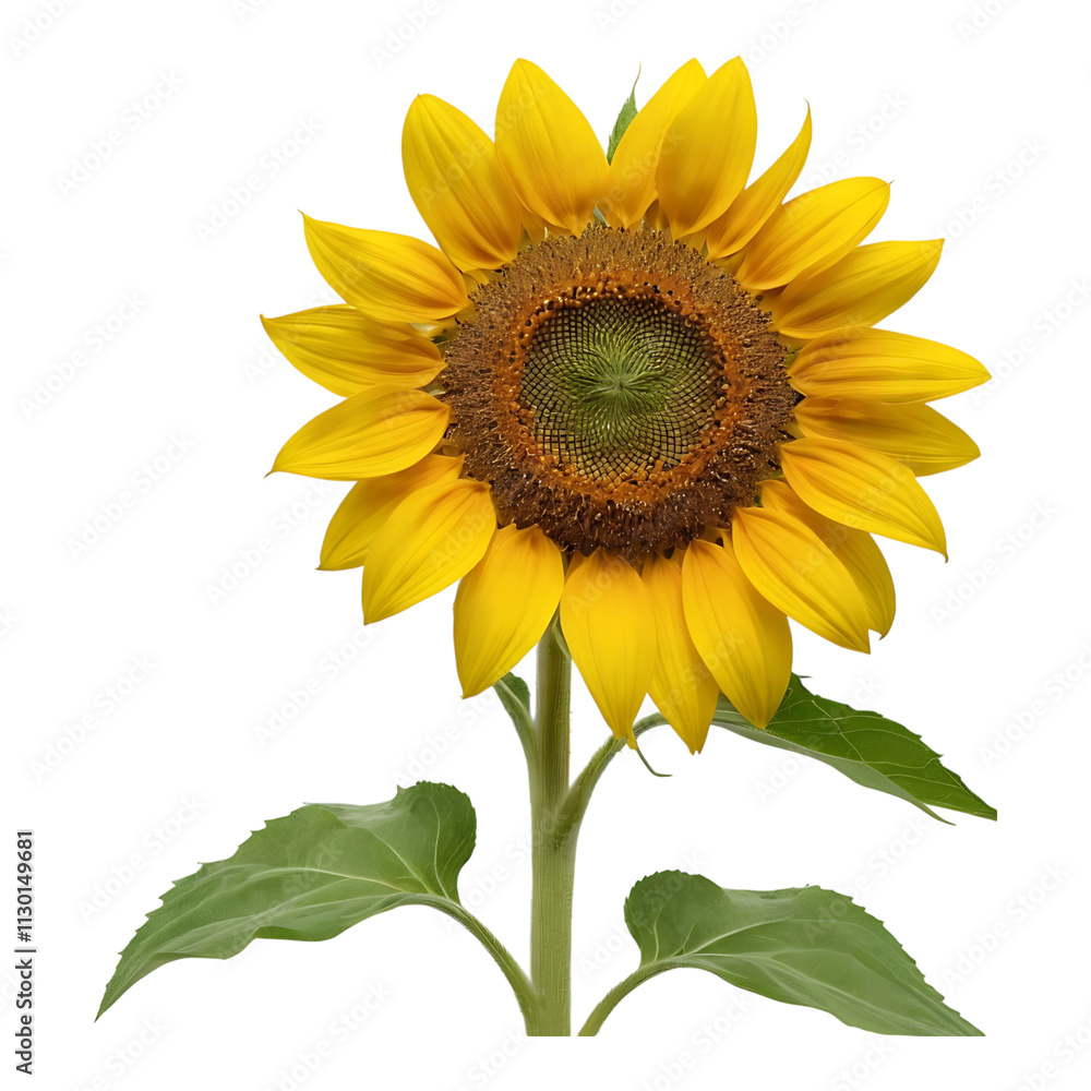 Obraz premium Close-up of a vibrant yellow sunflower.