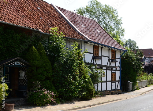 Historical Building in the Village Oelber, Lower Saxony