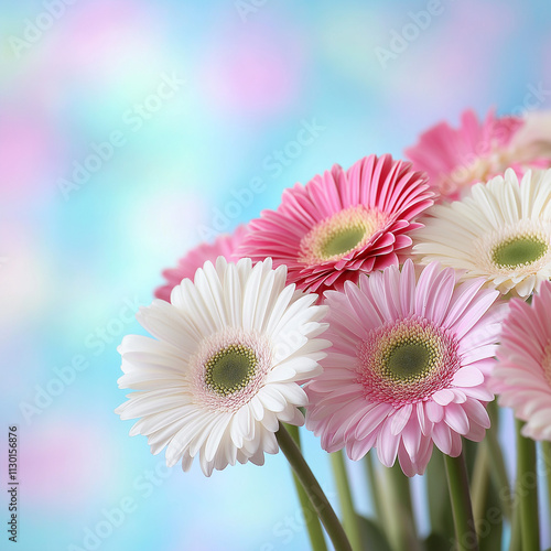 Flower pink gerber daisies
