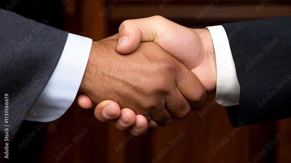 A Close-Up Shot of a Business Handshake Between Two Men in Suits A Close-Up Shot of a Business Handshake Between Two Men in Suits