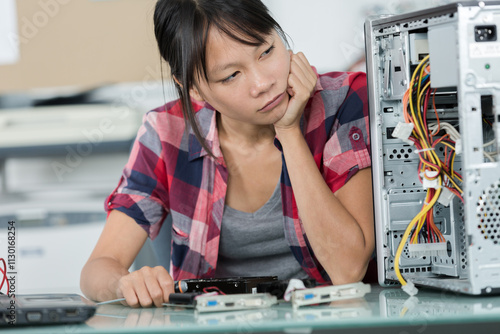 Wallpaper Mural computer power supply on hand hold Torontodigital.ca