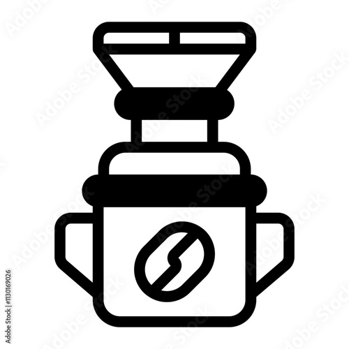 Aeropress Glyph Icon