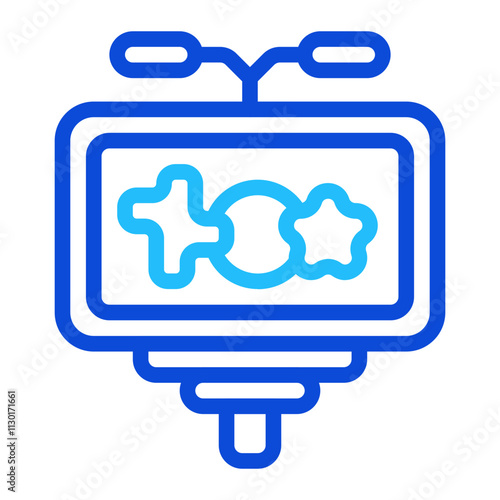 Billboard Duoline Icon