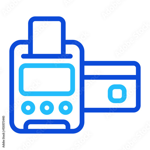 Card Payment Duoline Icon