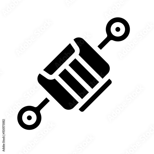 Damper Solid Icon