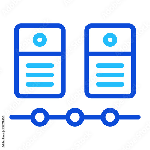 File Server Duoline Icon