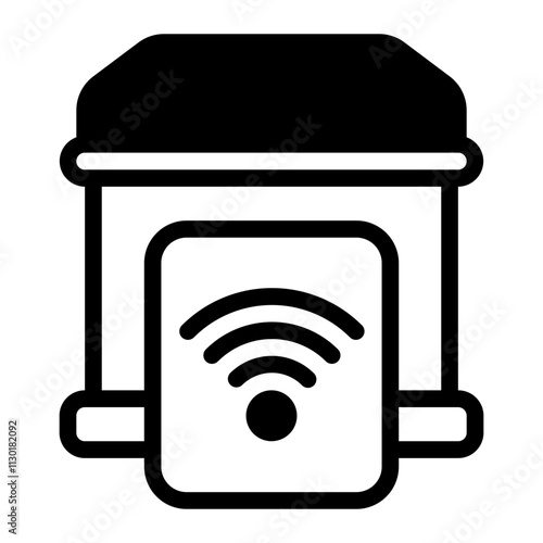 Home Control Glyph Icon