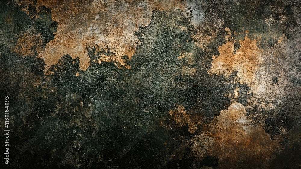 Obraz premium Grunge stone wall texture with rich earthy tones ideal for backgrounds or overlays for text and images
