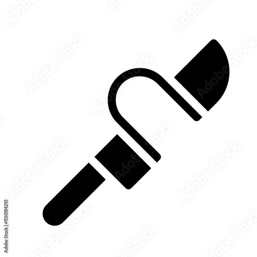 Knife Headband Solid Icon